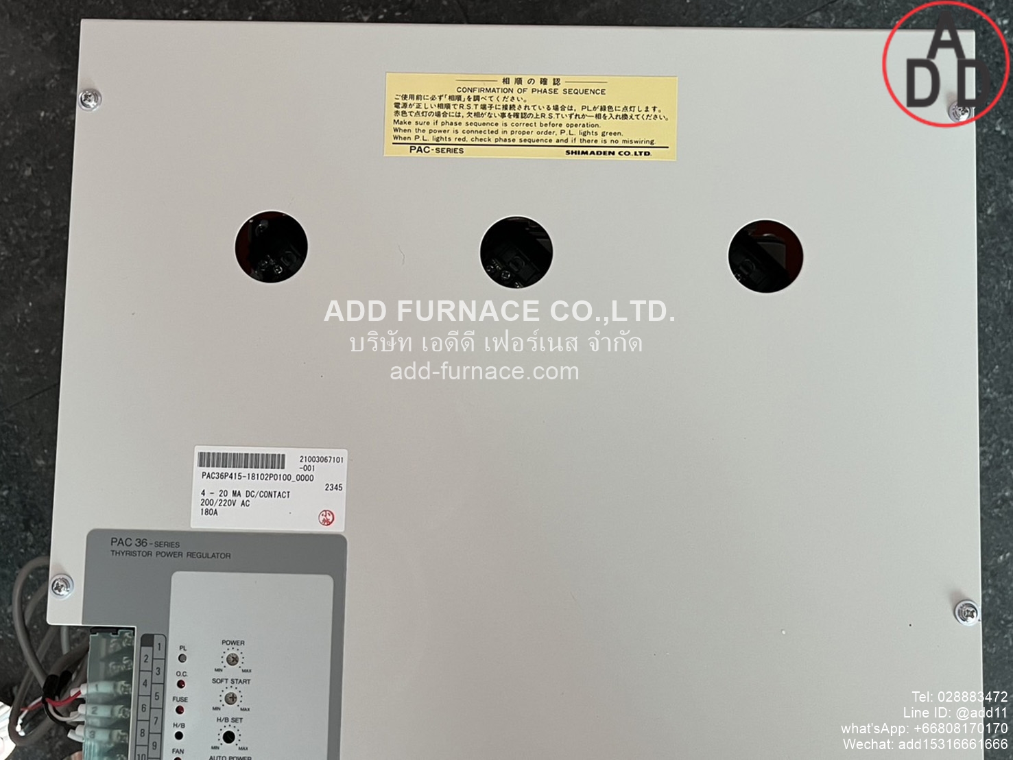 PAC36P415-18102P0100 | Shimaden Thyristor Power Regulator (2)